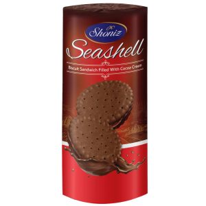 بیسکویت کرمدار کاکائویی سیشل شونیز حجم 210 گرم