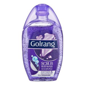 شامپو صورت و بدن اسکراپ دار بنفش گلرنگ حجم 280 گرم