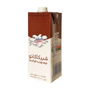 شیر کاکائو نیم چرب استریل دامداران حجم 1 لیتر