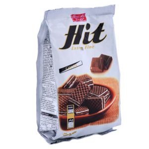 ویفر کاکائویی با کرم شکلات سفید هیت شیرین عسل حجم 200 گرم