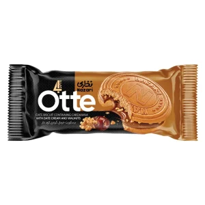 بیسکویت نرم با کرم خرما و گردو اوتی نظری حجم 60 گرم