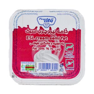 خامه نیم چرب پگاه حجم 100 گرم