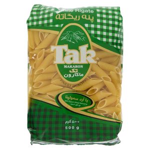 ماکارونی پنه ریگاته تک ماکارون حجم 500 گرم