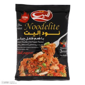 نودل مرغ و چیلی الیت حجم 75 گرم